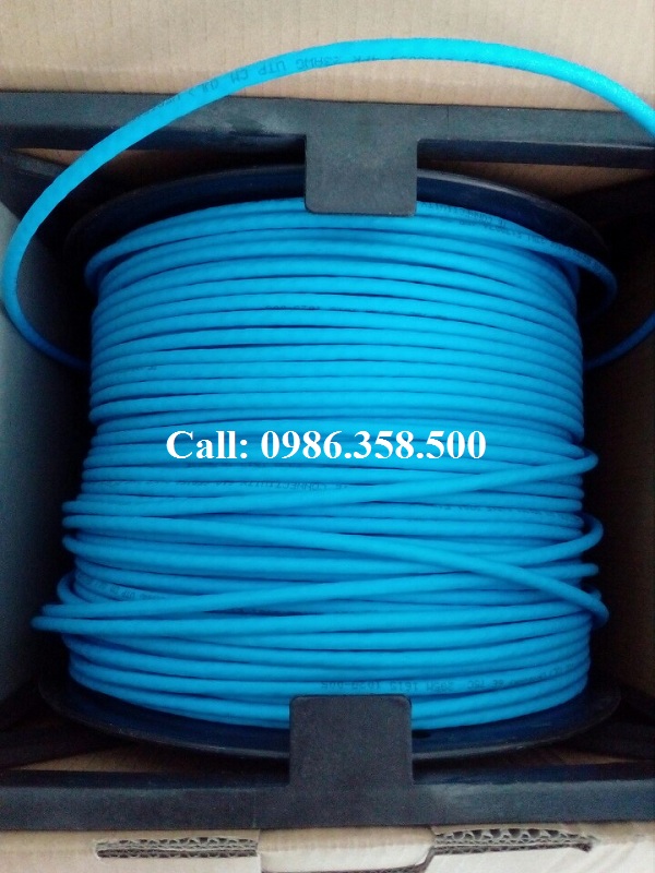 Dây mạng AMP UTP Cat6, 4Pair, Đôi, (305m) 8 sợi đồng nguyên chất